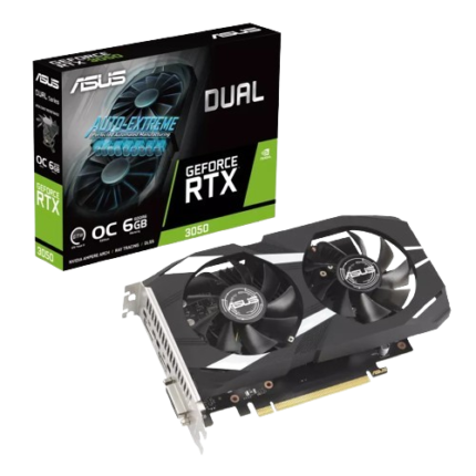 ASUS Dual GeForce RTX 3050 O6G 6GB Graphics Card