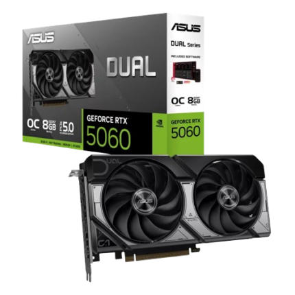 ASUS Dual GeForce RTX 5060 8GB GDDR6 Graphics Card