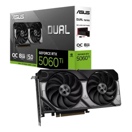 ASUS Dual GeForce RTX 5060 Ti 8GB GDDR6 Graphics Card