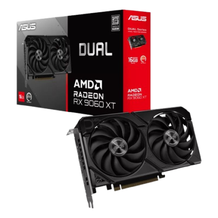 ASUS Dual Radeon RX 9060 XT O16G 16GB GDDR6 Graphics Card