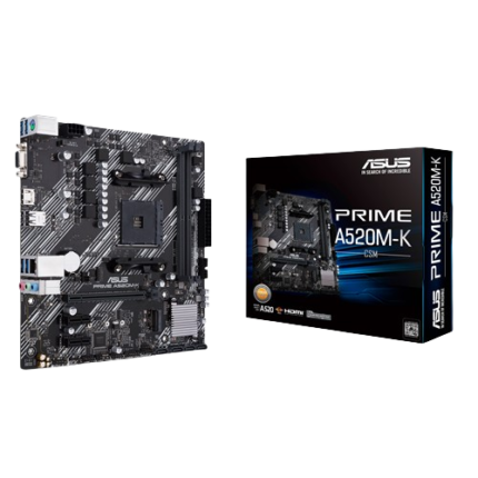 ASUS PRIME A520M-KCSM AM4 DDR4 Micro-ATX Motherboard