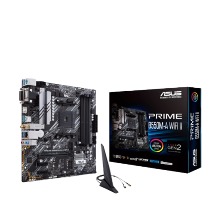 ASUS PRIME B550M-A WiFi II AM4 DDR4 Micro-ATX Board