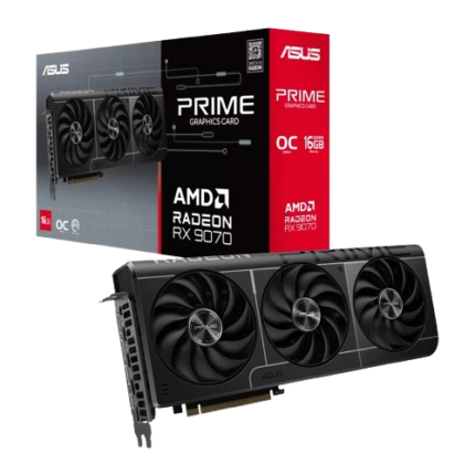 ASUS Prime Radeon RX 9070 O16G 16GB GDDR6 Graphics Card