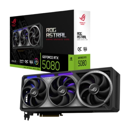 ASUS ROG Astral RTX 5080 O16G 16GB GDDR7 Graphics Card