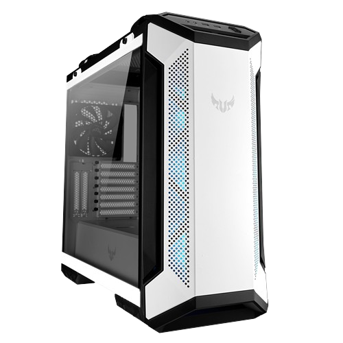 asus-tuf-gaming-gt501-white-case-karachi.png GT501 TUF Gaming Case White ATX Mid Tower Strong Build - Image 1