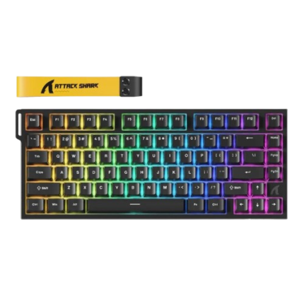 Attackshark R82 HE Black Simple Gaming Keyboard
