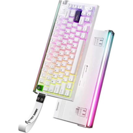 Attackshark R85 HE White New Model Gaming Keyboard