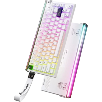 Attackshark R85 HE White New Model Gaming Keyboard