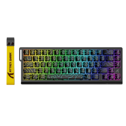 Attackshark X68 HE Black Contour Gaming Keyboard