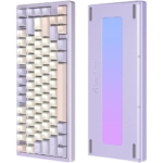 Attackshark X75 Aluminum Lavender Blue Keyboard