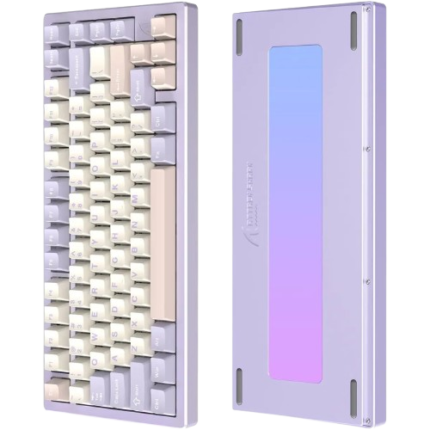 Attackshark X75 Aluminum Lavender Blue Keyboard