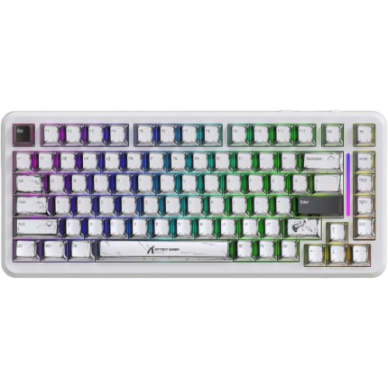 Attackshark X82 PRO HE Cosmic White Gaming Keyboard
