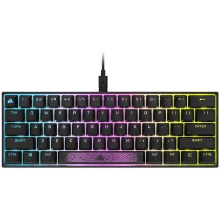 Corsair K65 RGB Mini 60% Mechanical Gaming Keyboard Black Without Box And Type-C Cable