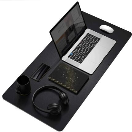 Pelikas Double Face PU Leather Desk Mat for Office and Gaming