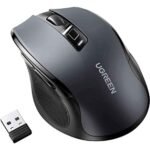 Ergonomic Dual-Mode Wireless Mouse 2.4GHz & BT Black 90395
