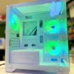 Frozer Aura M White Micro-ATX Gaming Case Tempered