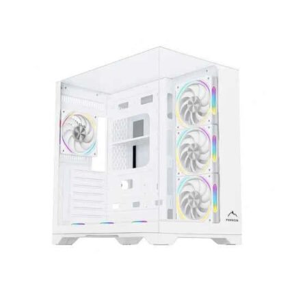 Frozer Syline ATX White Gaming Case with Tempered Glass