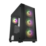 FSP CMT218 Gaming Chassis with 650W 80 Plus Bronze Power Supply and 4 ARGB Fans