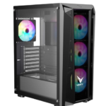 FSP VG15FE Gaming Chassis with 550W 80 Plus Bronze Power Supply and 4 RGB Fans