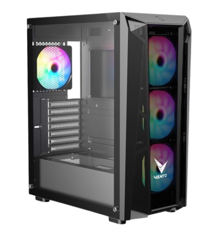 FSP VG15FE Gaming Chassis with 550W 80 Plus Bronze Power Supply and 4 RGB Fans