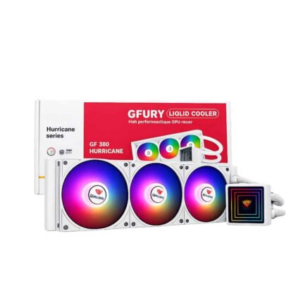 G Fury GF-360 White Hurrican ARGB 360mm Watercooler