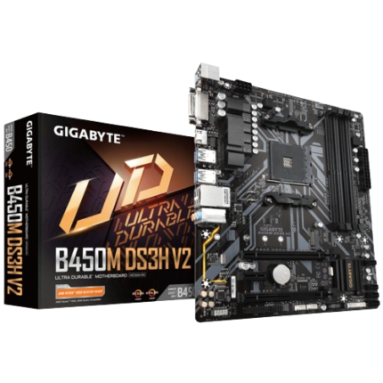 Gigabyte B450M DS3H V2 High Performance AM4 Motherboard