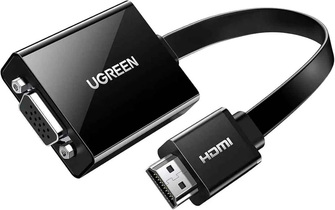 hdmi-to-vga-converter-1080p-60hz-with-power-port.jpg HDMI to VGA Converter 1080P 60Hz with Power Port - Image 1