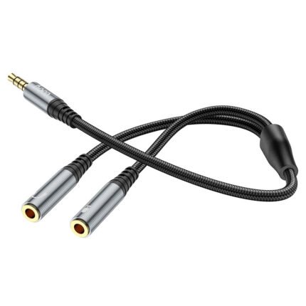 UPA21 2-in-1 3.5mm Headset Audio Adapter Cable Male to 2 Female