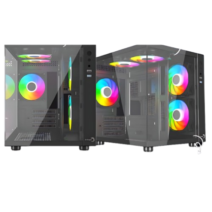 Edragon Light Fury EG-1116 Used Gaming Case with 5 ARGB Fans