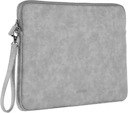 Laptop Sleeve Case Nubuck Leather & Velvet 14–14.9 Inch