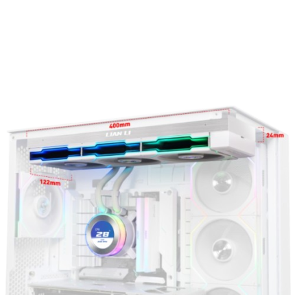 Lian Li HydroShift II LCD-C 360TL White CPU Cooler