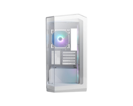 MAG PANO M100R PZ White Panoramic ARGB Gaming PC Case
