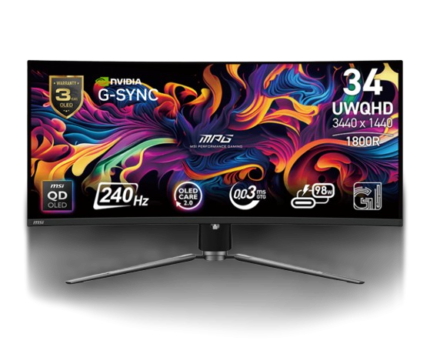 MSI 34" OLED MPG 341CQPX QD OLED 240Hz UltraWide Monitor
