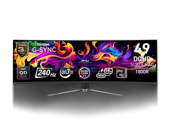 msi-49-mpg-491cqpx-qd-oled-240hz-pakistan.png MSI 49" MPG 491CQPX QD OLED 240Hz Super UltraWide Monitor - Image 1
