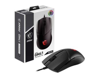 MSI CLUTCH GM41 LIGHTWEIGHT V2 Wired Gaming Mouse
