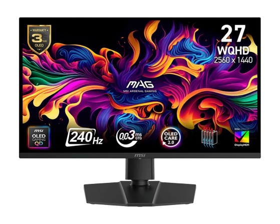 msi-mag-273qp-27-inch-qd-oled-gaming-monitor-240hz.png MSI MAG 273QP 27 Inch QD-OLED Gaming Monitor 240Hz - Image 1