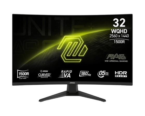 msi-mag-321cqf-e18-32-inch-curved-va-monitor-180hz.png MSI MAG 321CQF E18 32 Inch Curved VA Gaming Monitor 180Hz - Image 1