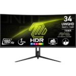 MSI MAG 342CQR E2 34 Inch 180Hz UltraWide Gaming Monitor