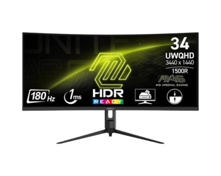 MSI MAG 342CQR E2 34 Inch 180Hz UltraWide Gaming Monitor
