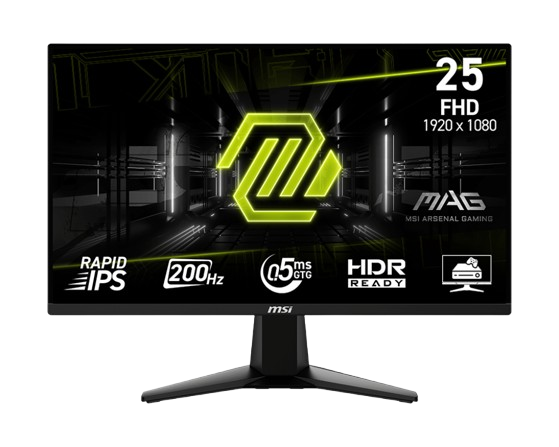 msi-mag-g255f-e20-ips-gaming-monitor-200hz-1ms.png MSI MAG G255F E20 24.5 Inch IPS Gaming Monitor 200Hz 1ms - Image 1