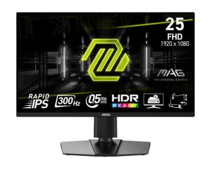 MSI MAG G255PXF 24.5 Inch IPS Gaming Monitor 300Hz 0.5ms
