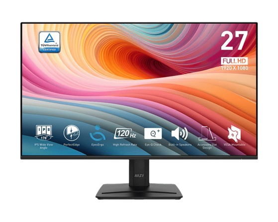 msi-pro-mp275-e2-27-inch-ips-monitor-120hz.png MSI PRO MP275 E2 27 Inch IPS Monitor 120Hz Full HD Display - Image 1