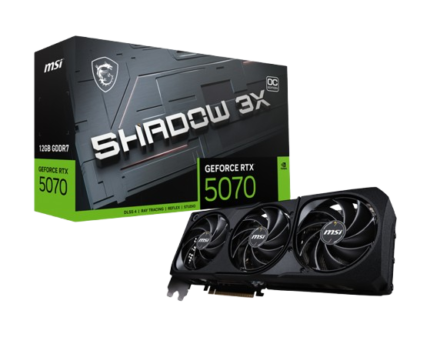 MSI GeForce RTX 5070 SHADOW 3X 12G OC Graphics Card