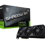 MSI GeForce RTX 5080 SHADOW 3X 16G OC Graphics Card
