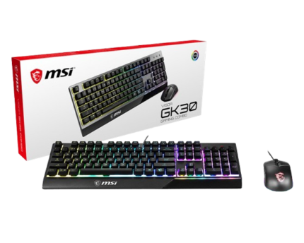 MSI VIGOR GK30 COMBO US Wired Gaming Keyboard & Mouse