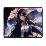 P046 Anime Blue Gaming Mouse Pad – Large Desk Mat