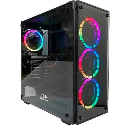 redragon-gc-606-wheel-jack-rgb-gaming-pc-case-black.jpg Redragon GC-606 Wheel Jack RGB Gaming PC Case Black - Image 1