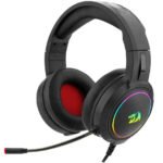Redragon H270 Mento RGB Black Wired Gaming Headphone