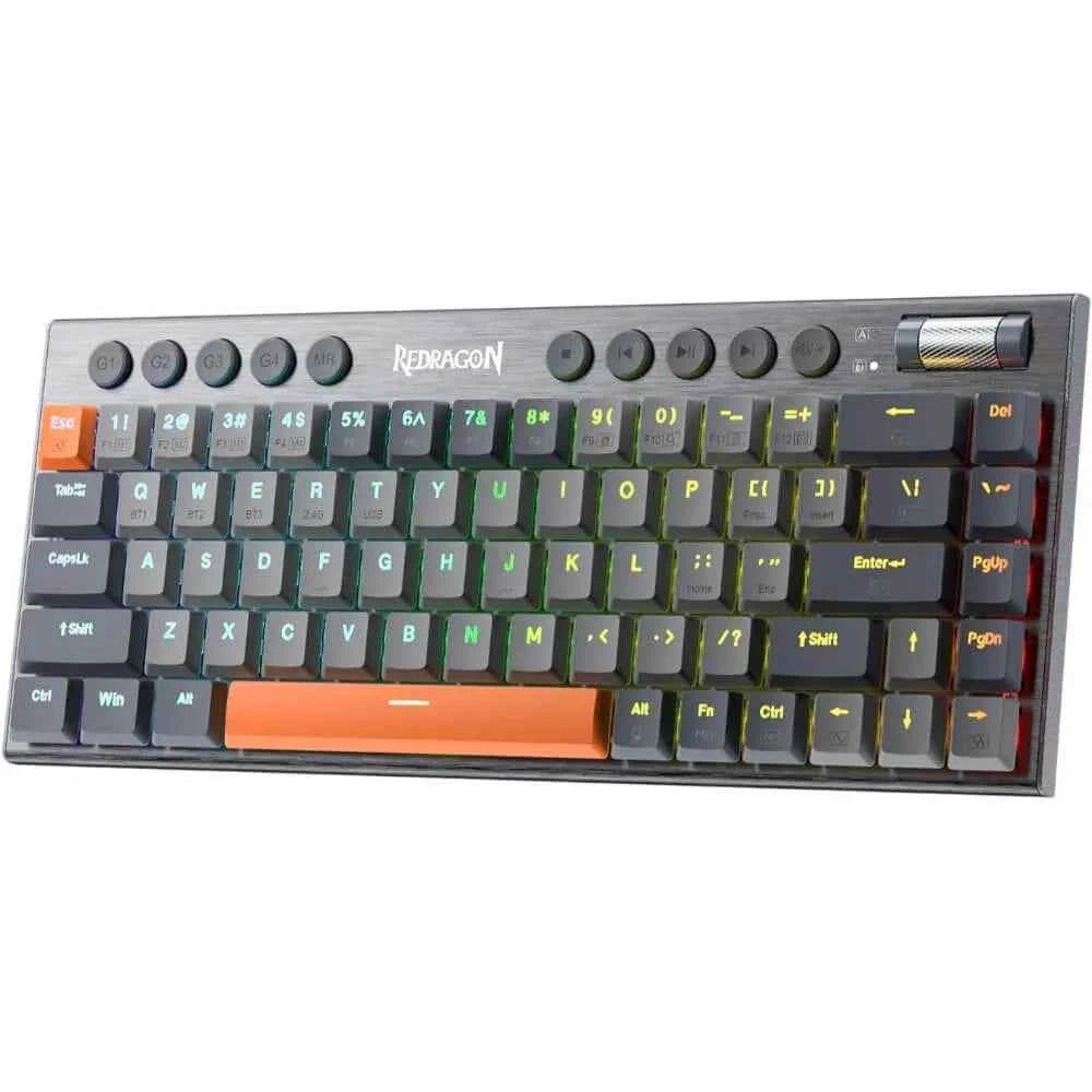 redragon-k609-horus-pro-65-wireless-rgb-keyboard.jpg Redragon K609 Horus Pro 65% Wireless RGB Mechanical Keyboard - Image 1