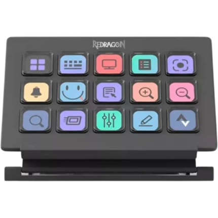 Redragon SS-550 Streamcraft 15-Key LED Macro Pad